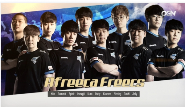 아프리카 프릭스 [사진= 케이블 채널 OGN '2018 LCK 서머 스플릿 중계' 화면 캡처]