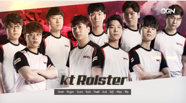 kt 롤스터 [사진= 케이블 채널 OGN '2018 LCK 서머 스플릿 중계' 화면 캡처]