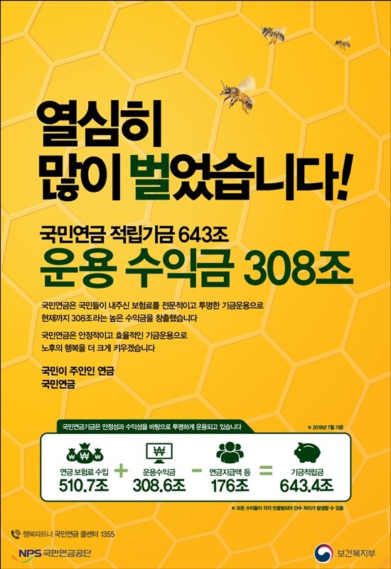 국민연금 포스터 [출처= 국민연금공단]