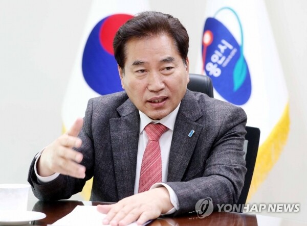 백군기 용인시장 [사진 = 연합뉴스]