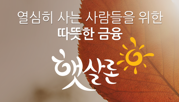 [사진 = '햇살론' 홈페이지 화면 캡처]