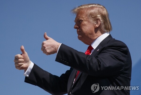 도널드 트럼프 미국 대통령 [사진 = AP/연합뉴스]