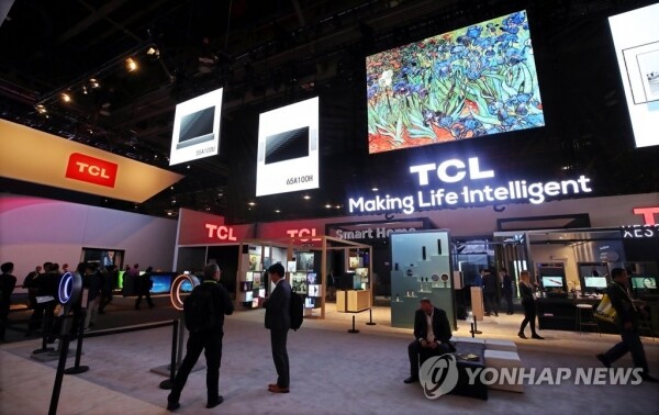 세계가전전시회(CES) 2019 TSL 부스. [사진 = 연합뉴스]