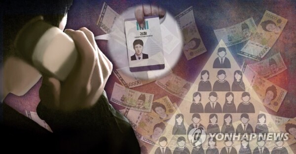 금융감독원은 모바일 메신저와 SNS 등을 이용한 해외송금 알바 광고에 소비자경보 '주의'를 발령했다. [그래픽= 연합뉴스]