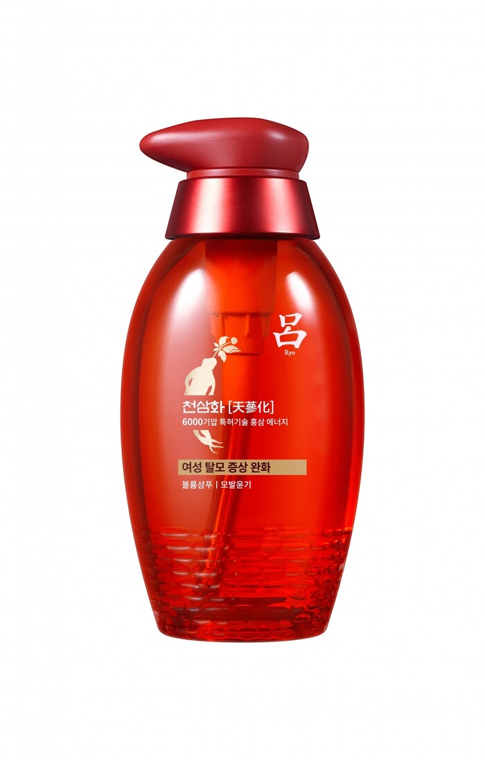 천삼화, 여성 탈모 증상 완화 볼륨샴푸 400ml 누끼.(사진=아모레퍼시픽)