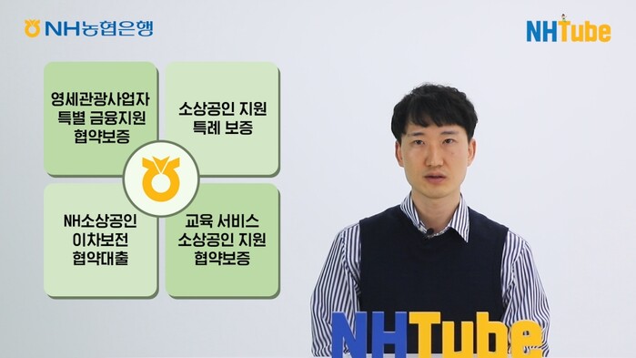 농협은행에서 취급하는 코로나19 피해 지원 대출상품 유튜브로 알기 쉽게 한눈에 총 정리.(사진=NH농협은행)
