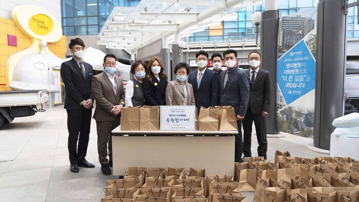 소노캄 고양 케이터링 기부 행사.(사진=대명소노그룹)