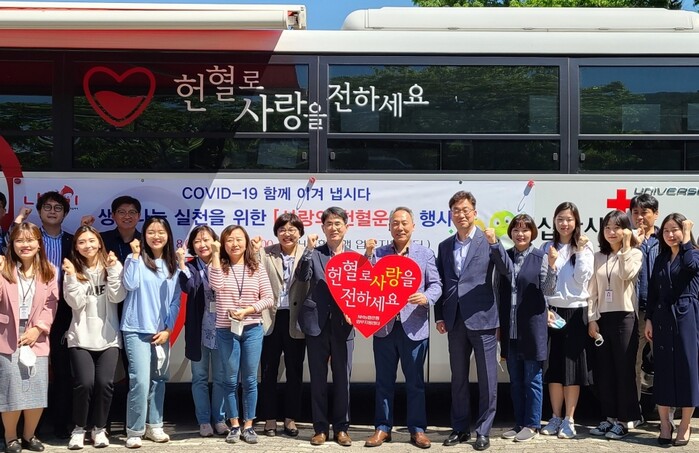 HR업무지원센터 ‘생명나눔 헌혈봉사’ 실시.(사진=농협은행)