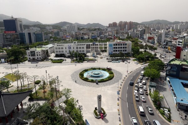 5·18 40주년 기념식 열릴 옛 전남도청 앞 광장. [사진= 연합뉴스]