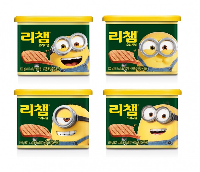 동원F&B, 캔에 미니언즈 캐릭터가 그려진 ‘리챔 미니언즈’ 출시.(사진=동원그룹)