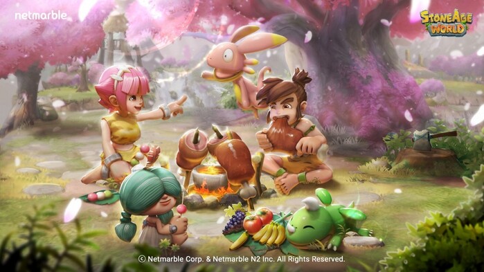 넷마블 모바일 턴제 MMORPG 스톤에이지 월드, 출시 D-8 사전 이벤트 실시.(사진=넷마블)