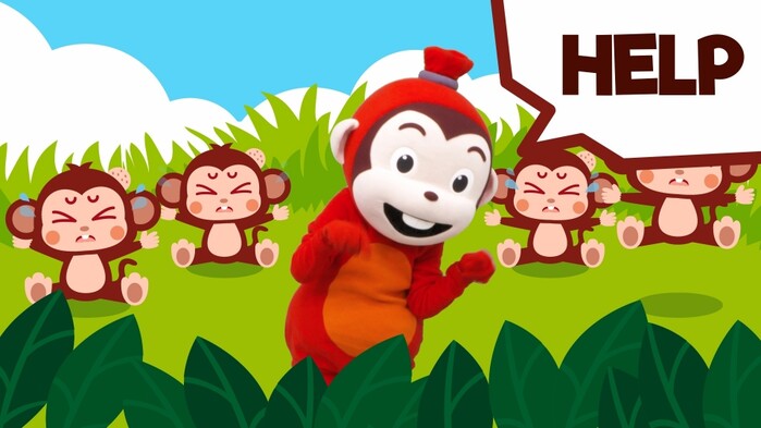 코코몽 율동 체조.(사진=이랜드 올리브스튜디오)