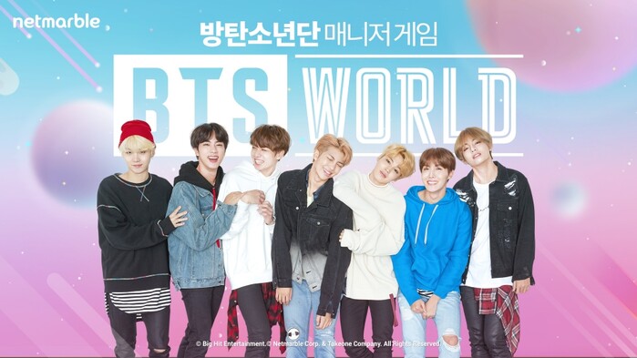 넷마블 BTS월드 메인 이미지.(사진=넷마블)