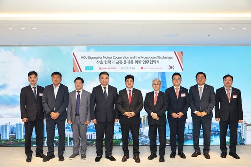 롯데글로벌로지스, 카자흐 ‘신라인그룹...