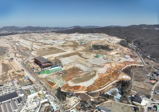 SK에코플랜트 반도체 공사 현장, 주...