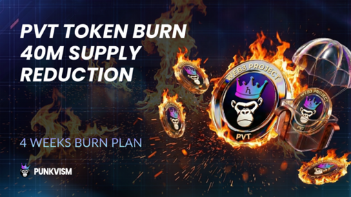 펑크비즘, PVT 토큰 4주간 총 4...