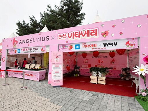 롯데GRS 엔제리너스, ‘논산딸기축제...