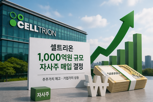 셀트리온, 자사주 1000억원 추가 ...