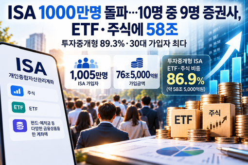 ISA 1000만명 돌파…10명 중 ...